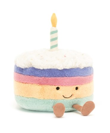 Amuseable Rainbow Birthday Cake Large