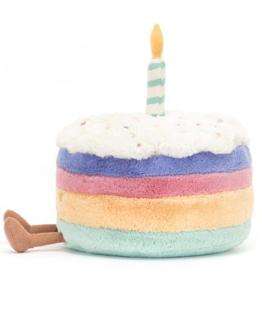 Amuseable Rainbow Birthday Cake