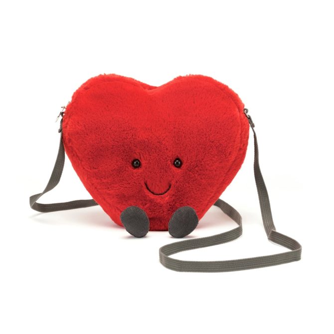 Amuseable Red Heart Bag