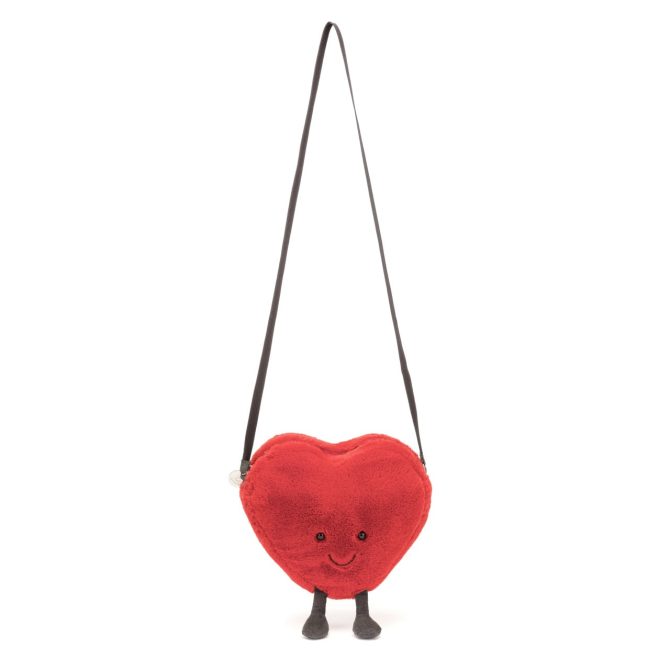 Amuseable Red Heart Bag