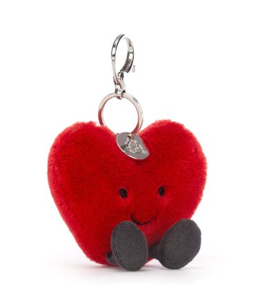 Amuseable Red Heart Bag Charm