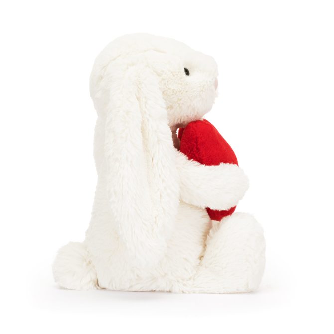 Bashful Red Love Heart Bunny Original