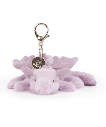 Lavender Dragon Bag Charm