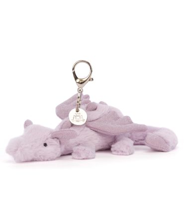 Lavender Dragon Bag Charm