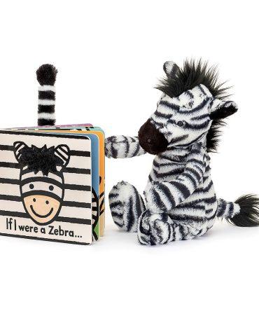 If I Were A Zebra Board Book And Bashful Zebra Medium