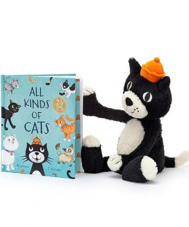 All Kinds Of Cats Book And Jellycat Jack Bundle