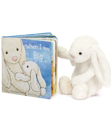 When I Am Big Book And Bashful Cream Bunny Medium