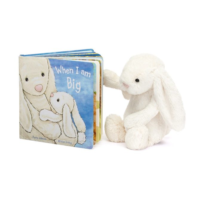 When I Am Big Book And Bashful Cream Bunny Medium