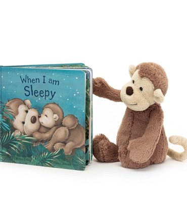 When I Am Sleepy Book And Bashful Monkey Medium