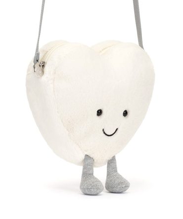 Amuseable Cream Heart Bag