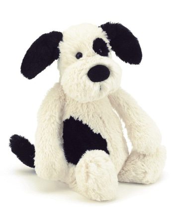 Bashful Black & Cream Puppy Large