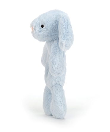 Bashful Blue Bunny Ring Rattle