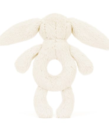 Bashful Cream Bunny Ring Rattle