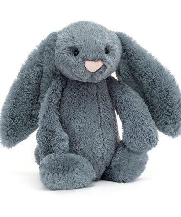 Bashful Dusky Blue Bunny Original (Medium)