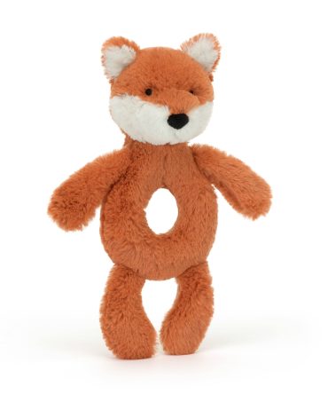 Bashful Fox Cub Ring Rattle