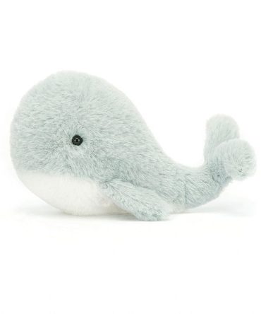 Wavelly Whale Grey